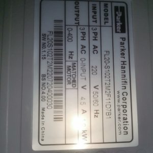 派克伺服驅(qū)動器 FL20-S102T2M2F11D7B1